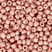 Glasperlen rocailles 8/0 (3mm) Lantana pink